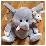 Elephant and Mouse Plush