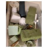 Box of Floral Arrangement Supplies