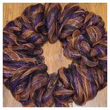 Purple Halloween Wreath