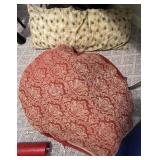 Round Dog Bed and Pillow