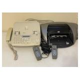 Sharp Fax Machine & HP Printer