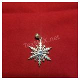Sterling Silver Snowflake Pendant