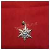 Sterling Silver Snowflake Pendant
