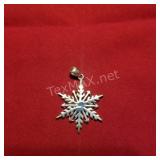 Sterling Silver Snowflake Pendant