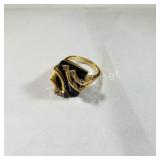 Fashion Gold Ring Sz 8