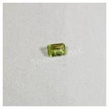 Loose Emerald Cut Peridot 6x4mm