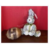 12in. Florette Sitting Bunny and More