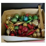 Box of Christmas Ornaments