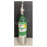 SMALL REFILLABLE OXYGEN TANK CYLINDER