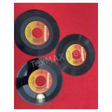 (3) Janie Frickie 45 Records