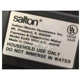 (1) Coffee Espresso & Cappuccino Machine Black