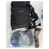 Hard Cap Knee Pad and Safety Belt
