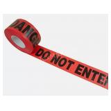 (2) Barricade Tape- Red - Danger Do Not Enter