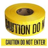(3) Barricade Tape- Yellow- Caution Do Not Enter