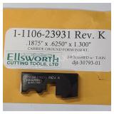 (50) Ellsworth Carbide Ground Form Insert