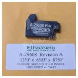 (25) Ellsworth Carbide Ground Form Insert