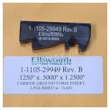 (50) Ellsworth Carbide Ground Form Insert