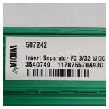 (10) Boxes Widia Insert Seperator
