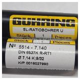 (5) Guhring Solid Carbide Drill