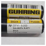 (4) Guhring Solid Carbide Drill