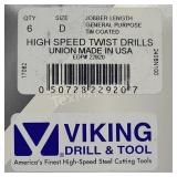 (3) Viking Drill & Tool Twist Drill