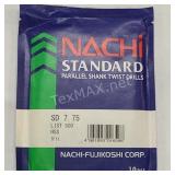(100) Nachi Parallel Shank Twist Drill