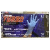 (1) Box of Ambi-dex Turbo Disposable Nitrile, 5mil