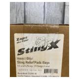 Box of Insect Bite/Sting Remote Loads Bags