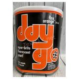 Fire Orange Day Glo Fluorescent Paint