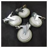 Set of 5in Swivel Casters