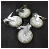 Set of 5in Swivel Casters