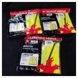 (3) High Visibility Vest Sz XXL