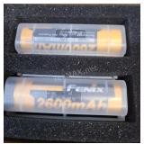 (2) Rechargeable 2600mAh Lithium Ion Batteries