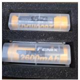 (2) Rechargeable 2600mAh Lithium Ion Batteries