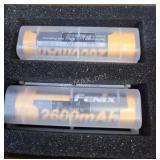 (2) Rechargeable 2600mAh Lithium Ion Batteries