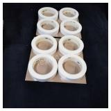 (8) Rolls of 1in White Vinyl Tape