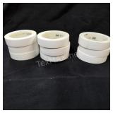 (9) Rolls of 1in White Vinyl Tape