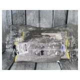 (1) Doz. Black/ Gray Nitrile Gloves, Medium