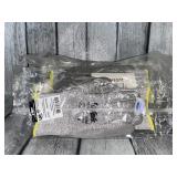 (1) Doz. Black/ Gray Nitrile Gloves, Medium