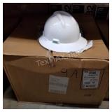 Box of White V-Gaurd Safety Hats