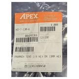 (4) Apex Unwrench Tens 1/4 Hex