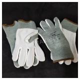 (2) A5 Work Gloves Sz 9