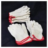12prs of Extra Small Leather Work Gloves