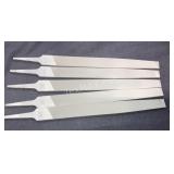 (5) 10" Nicholson Mil Bastard Hand File