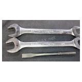 (2) Vintage Williams Open End Wrench & More