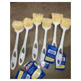 (6) Quickie Vegetable Brushes