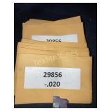 (20) 1-1104-29856 -.020 Carbide Cutting Tool