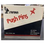 (1) Box of Safina Push Pins