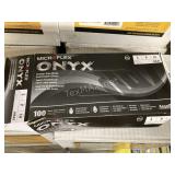 (1) Box Micro Onyx Black Nitrile Gloves