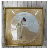 28.5x28.5in. "The Sea Hath it